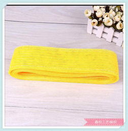 黃色精品寬條網(wǎng)狀彈性織帶 工藝品包裝輔料的首選